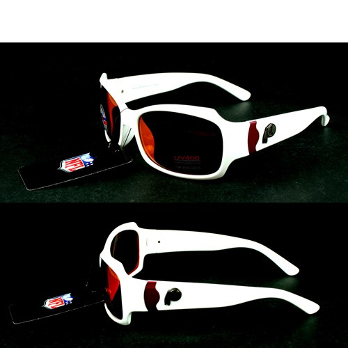 Washington Redskins Sunglasses - The Bombshell Style - Polarized - White - 12 Pair For $60.00 - Wholesale Washington Redskins Products - Redskins Merchandise