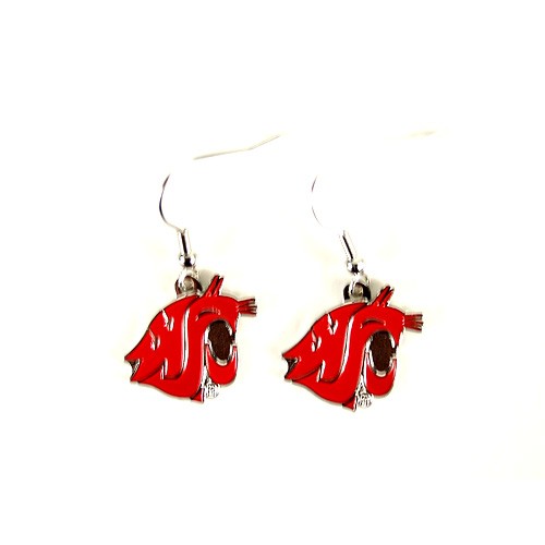 Washington State Cougars Earrings - AMCO2 Dangle Earrings - 12 Pair For $30.00 - Washington State