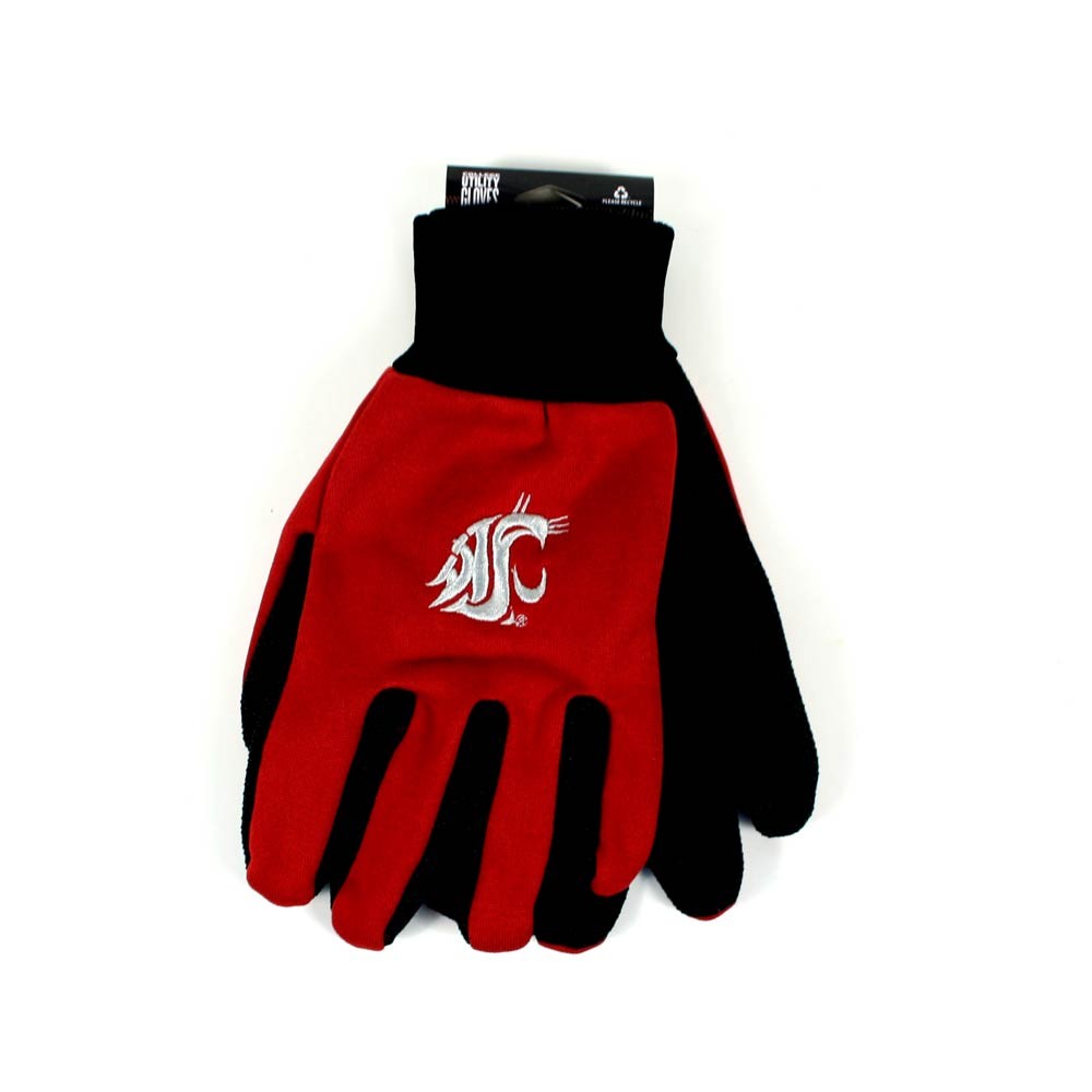 Washington State Cougars Gloves - The Black Palm Series - 12 Pair For $36.00 - Washington State