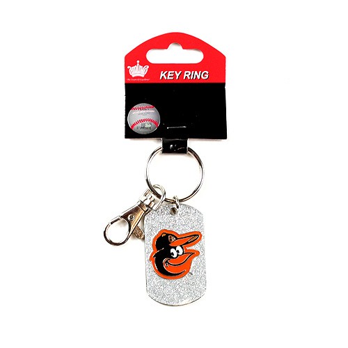 Baltimore Orioles Keychains - Glitter Series Keychains - 12 For $24.00 - Wholesale Baltimore Orioles Products - Orioles Merchandise