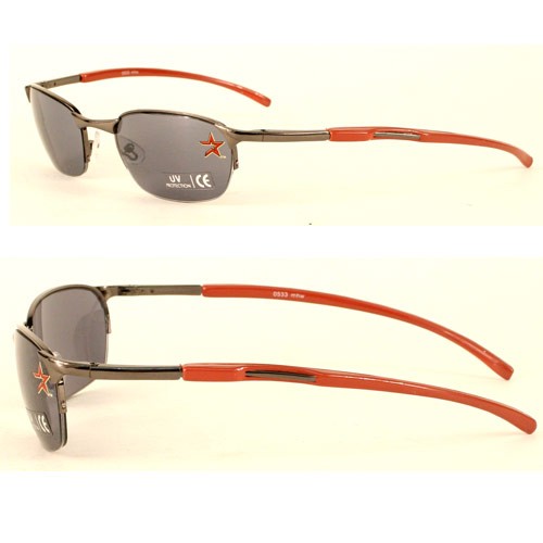 Wholesale Baseball Sunglasses - Houston Astros Metal Frame Sunglasses - 12 Pair For $30.00 - Wholesale Houston Astros Products - Astros Merchandise 2