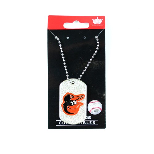 Baltimore Orioles Necklaces - Glitter Pendant Series - 12 For $30.00 - Wholesale Baltimore Orioles Products - Orioles Merchandise