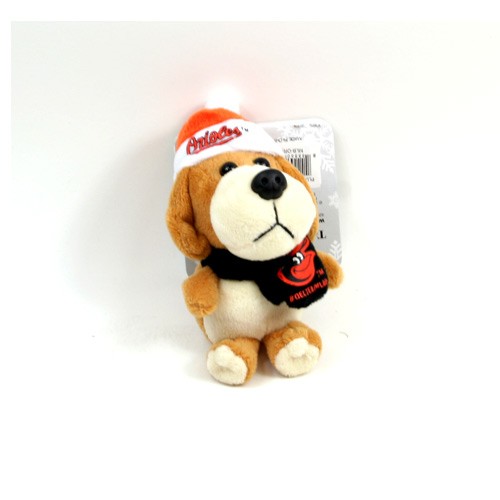 Baltimore Orioles Ornaments - 4" Plush Dog Style Ornaments - 12 For $30.00 - Wholesale Baltimore Orioles Products - Orioles Merchandise