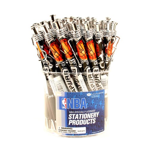 Wholesale Pens - San Antonio Spurs Pens - 48Count Pen Display - $36.00 Per Display - San Antonio Spurs