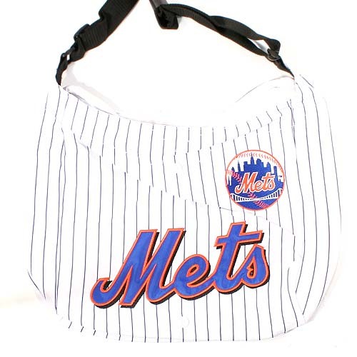 Wholesale Purses - New York Mets Purses - The Big Tote Pinstripe - 2 For $15.00 - Wholesale New York Mets Products - Mets Merchandise