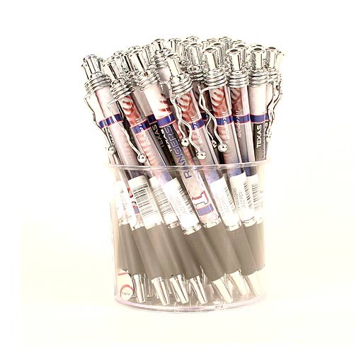 Wholesale Rangers Merchandise - Texas Rangers 48Count Pen Display - $36.00 Per Display - Wholesale Texas Rangers Products - Rangers Merchandise