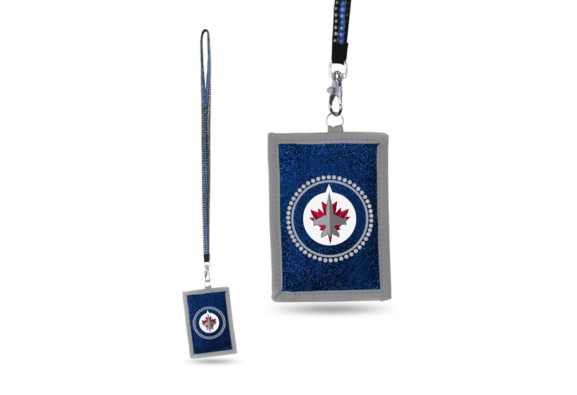 Winnipeg Jets Bling - Bling Lanyard With ID Holder - $3.00 Each - Winnipeg Jets