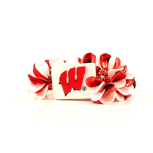 Wisconsin Badgers Bracelets - The PETAL Style - $3.50 Each - Wisconsin Badgers