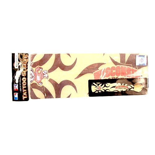 Wisconsin Badgers Merchandise - Tattoo Arm Sleeve - 12 For $24.00 - Wisconsin Badgers