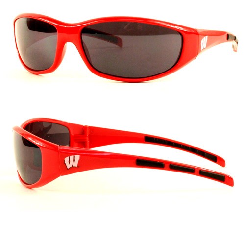 Wisconsin Badgers Sunglasses - 3DOT Style - 12 Pair For $60.00 - Wisconsin Badgers