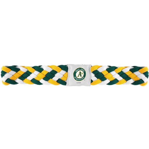 Oakland Athletics - Braided Headbands - 12 For $30.00 - Wholesale Oakland Athletics Products - Athletics Merchandise