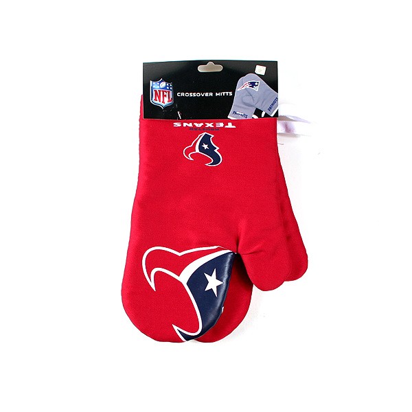 Houston Texans - Oven Mitts - Crossover Set - 12 Sets For $48.00 - Wholesale Houston Texans Products - Texans Merchandise