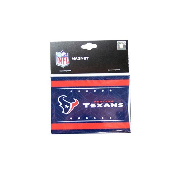 Houston Texans Merchandise - 3.5"x2.5" GEO Style Magnets - 12 For $18.00 - Wholesale Houston Texans Products - Texans Merchandise 2