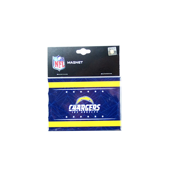 LA Chargers Merchandise - 3.5"x2.5" GEO Style Magnets - 12 For $18.00 - Wholesale Los Angeles Chargers Products - Chargers Merchandise 2