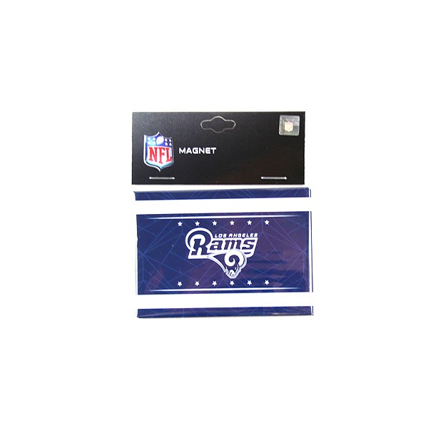 LA Rams Merchandise - 3.5"x2.5" GEO Style Magnets - 12 For $18.00 - Wholesale Los Angeles Rams Products - Rams Merchandise 2