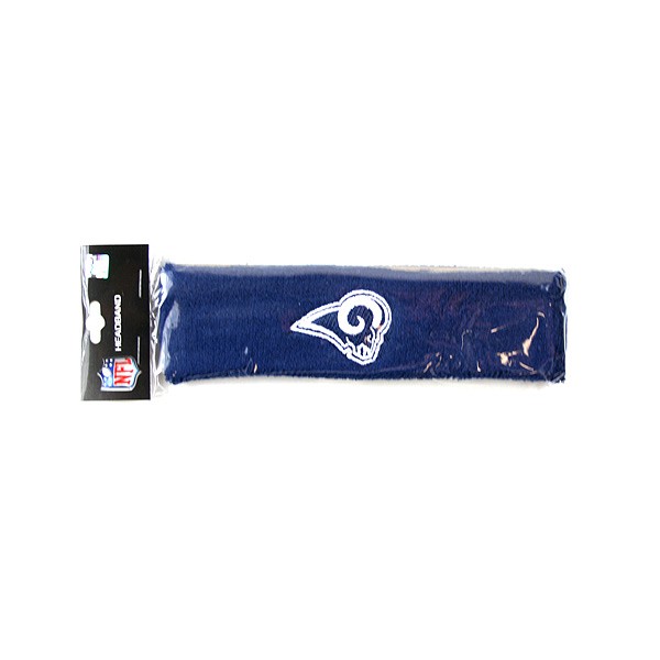 Rams Merchandise - Terri Cloth Embroidered Headbands - 2 For $10.00 - Wholesale Los Angeles Rams Products - Rams Merchandise 2