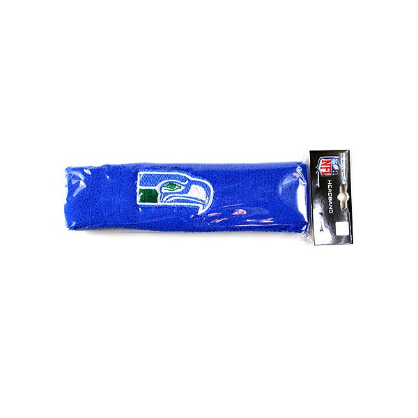 Seattle Seahawks Merchandise - Terri Cloth Embroidered Headbands - 2 For $10.00 - Wholesale Seattle Seahawks Product - Seahawks Merchandise 2