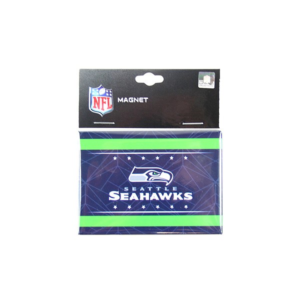 Seattle Seahawks Wholesale - 3.5"x2.5" GEO Style Magnets - 12 For $18.00 - Wholesale Seattle Seahawks Product - Seahawks Merchandise