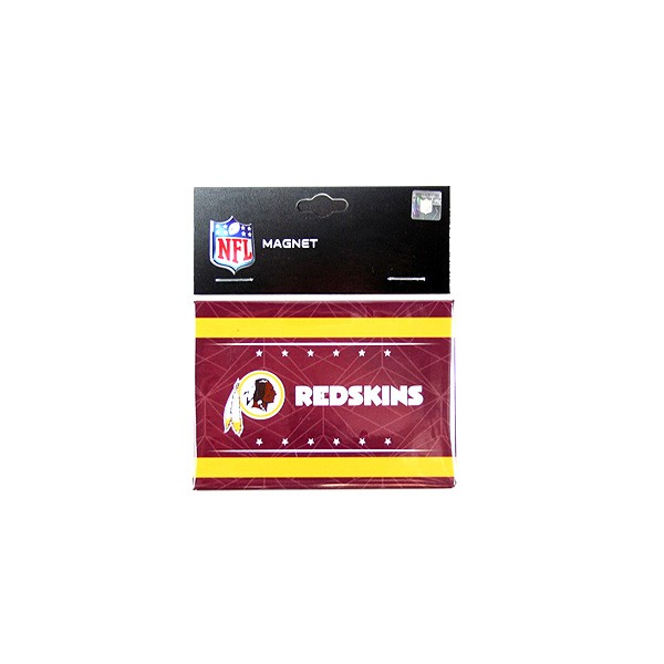 Washington Redskins Merchandise - 3.5"x2.5" GEO Style Magnets - 12 For $18.00 - Wholesale Washington Redskins Products - Redskins Merchandise 2