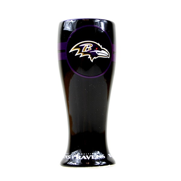 Baltimore Ravens Merchandise - Ceramic Pilsner 2.5OZ Shotglass - 12 For $48.00 - Wholesale Baltimore Ravens Products - Baltimore Football 2