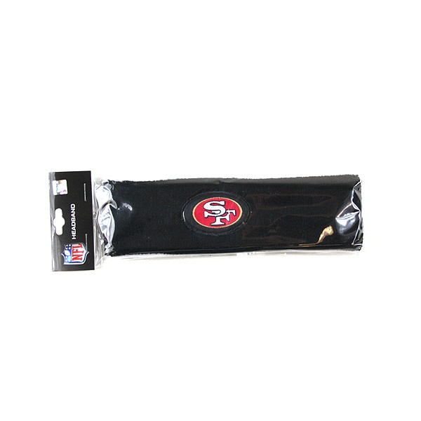 San Francisco 49ers Wholesale - Terri Cloth Embroidered Headbands - 2 For $10.00 - Wholesale San Francisco 49ers Product - 49ers Merchandise 2