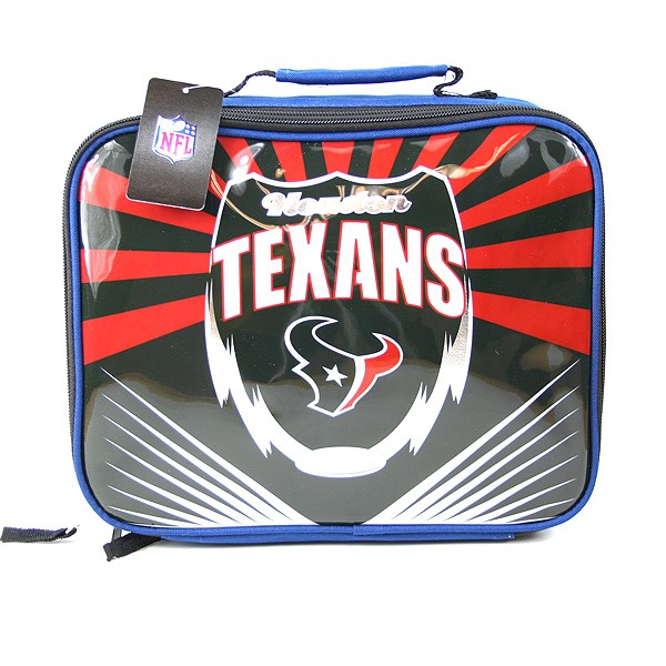 Houston Texans - Insulated Lightning Style Lunch Bags - 2 For $10.00 - Wholesale Houston Texans Products - Texans Merchandise 2
