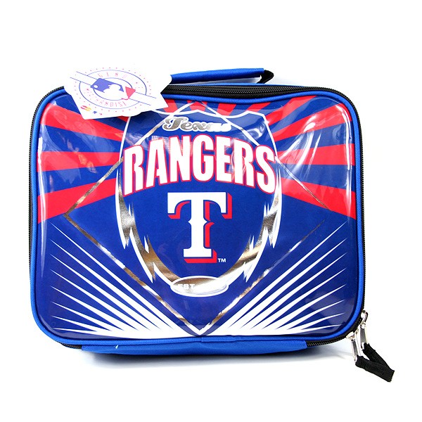 Texas Rangers Baseball - Insulated Lightning Style Lunch Bags - 12 For $48.00 - Wholesale Texas Rangers Products - Rangers Merchandise