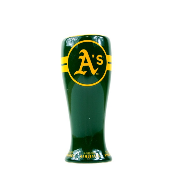 Oakland Athletics Wholesale - Ceramic 2.5OZ Pilsner Shotglass - 12 For $48.00 - Wholesale Oakland Athletics Products - Athletics Merchandise