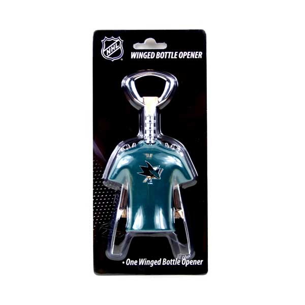 San Jose Sharks Hockey - Winged Bottle Opener - 12 For $42.00 - San Jose Sharks