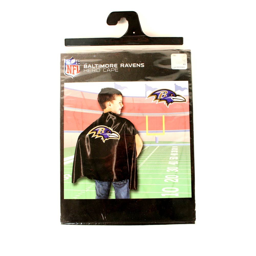 Baltimore Ravens Football - The Hero Cape - 12 For $30.00 - Wholesale Baltimore Ravens Products - Baltimore Football 2