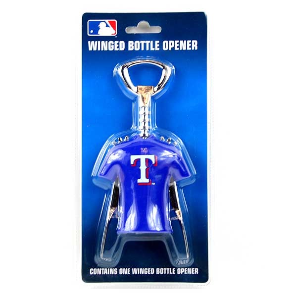 Texas Souvenirs - Rangers Winged Bottle Opener - 2 For $8.00 - Wholesale Texas Rangers Products - Rangers Merchandise