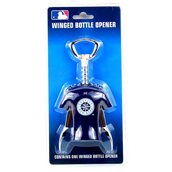 Wine Gifts - Seattle Mariners Winged Bottle Openers - 2 For $8.00 - Wholesale Seattle Mariners Products - Mariners Merchandise