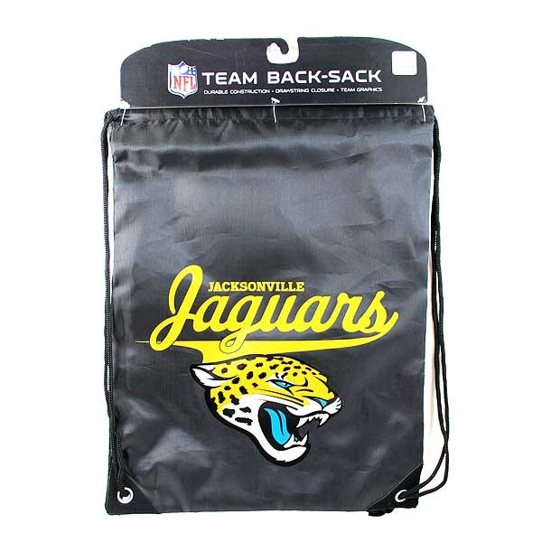 Jacksonville Jaguars Wholesale - Team Spirit Back Sacks - 12 For $48.00 - Wholesale Jacksonville Jaguars Product - Jaguars Merchandise