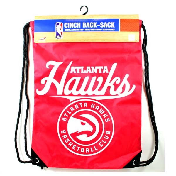 Atlanta Hawks Bags - Team Spirit Back Sacks - 2 For $10.00 - Atlanta Hawks