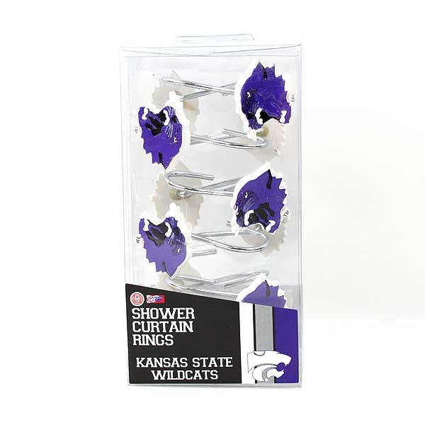 KState Wildcats Merchandise - Resin Shower Ring Sets - 2 Sets For $10.00 - Kansas State