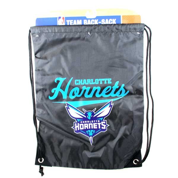 Charlotte Hornets Merchandise - Team Spirit Cinch Bags - 12 For $48.00 - Charlotte Hornets