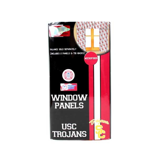 USC Trojans Merchandise - 82"x63" Microfiber Window Panels - 2 For $10.00 - USC Trojans