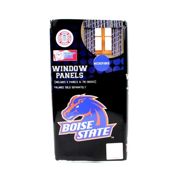 Boise State Merchandise - 82"x63" Microfiber Window Panels - 2 For $10.00 - Boise State