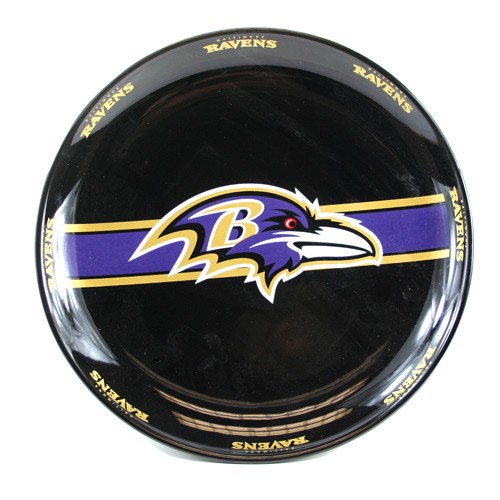 Baltimore Ravens Plates - 11" Ceramic Dinner Plates - 4 For $20.00 - Wholesale Baltimore Ravens Products - Baltimore Football