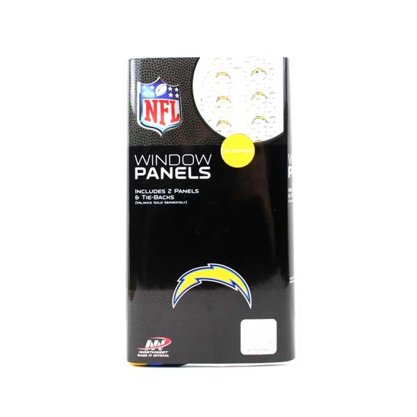 LA Chargers Merchandise - 82"x63" Microfiber Window Panels - 2 For $10.00 - Wholesale Los Angeles Chargers Products - Chargers Merchandise 2