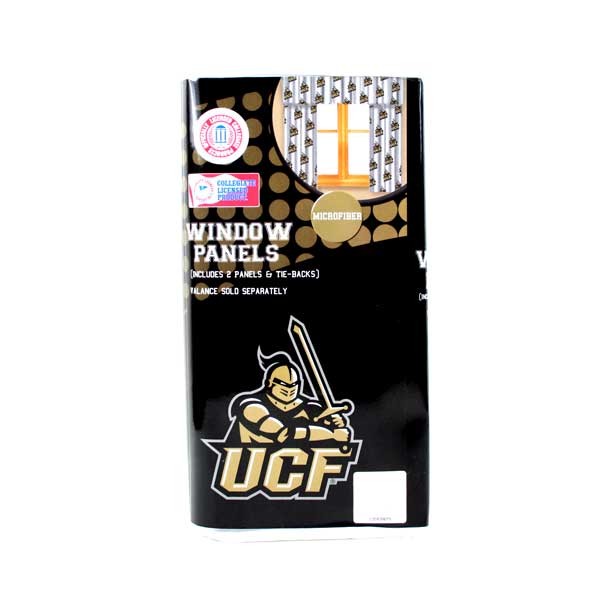 University Of Central Florida Knights - 82"x63" Microfiber Window Panels - 12 For $42.00 - UCF