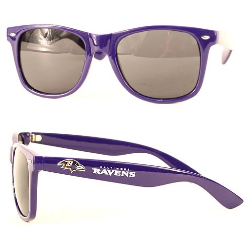 Baltimore Ravens Sunglasses - (Lens Tint May Vary) - RetroWear - $5.50 Per Pair - Wholesale Baltimore Ravens Products - Baltimore Football