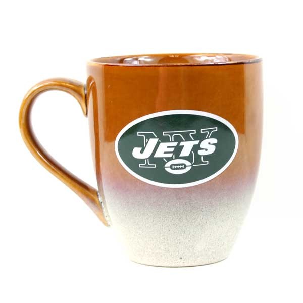 New York Jets Mugs - 2Tone 16OZ Lodge Ceramic Mugs - 2 For $10.00 - Wholesale New York Jets Products - Jets Merchandise