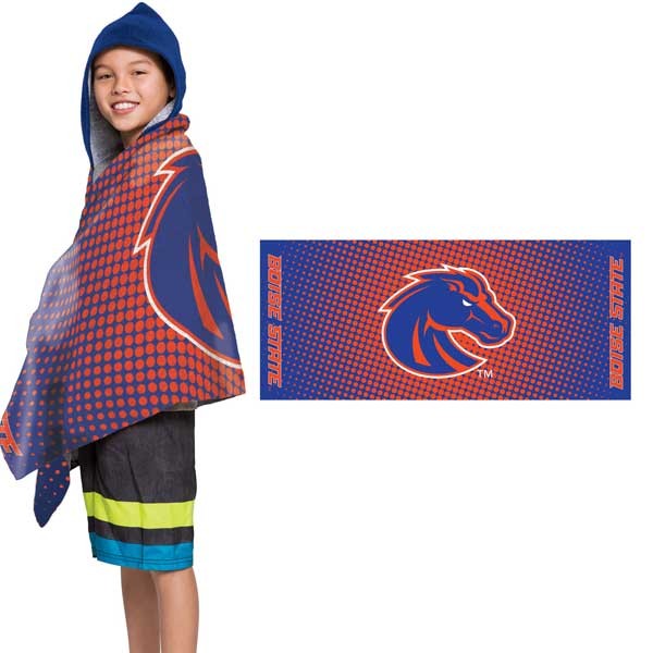 Wholesale Towels - Boise State Juvy Hooded Towels - 2 For $10.00 - Boise State