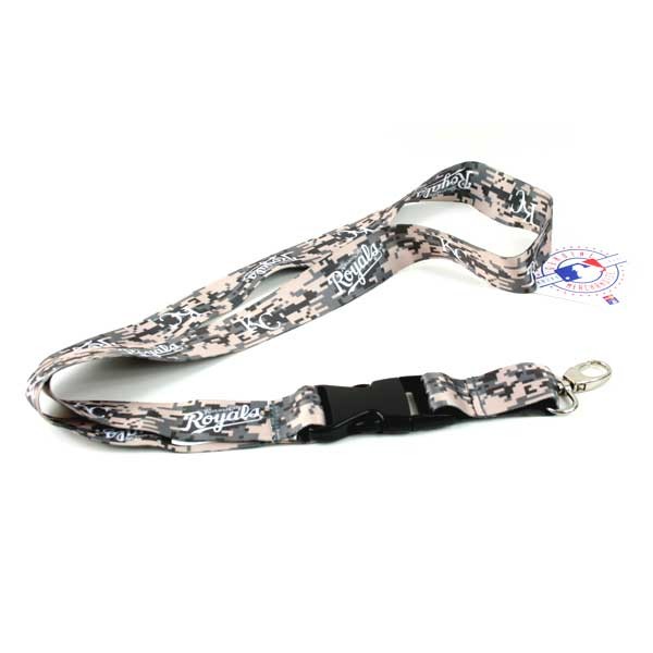 Kansas City Royals Lanyards - Digi Camo Style - 12 For $30.00 - Wholesale Kansas City Royals Products - Royals Merchandise