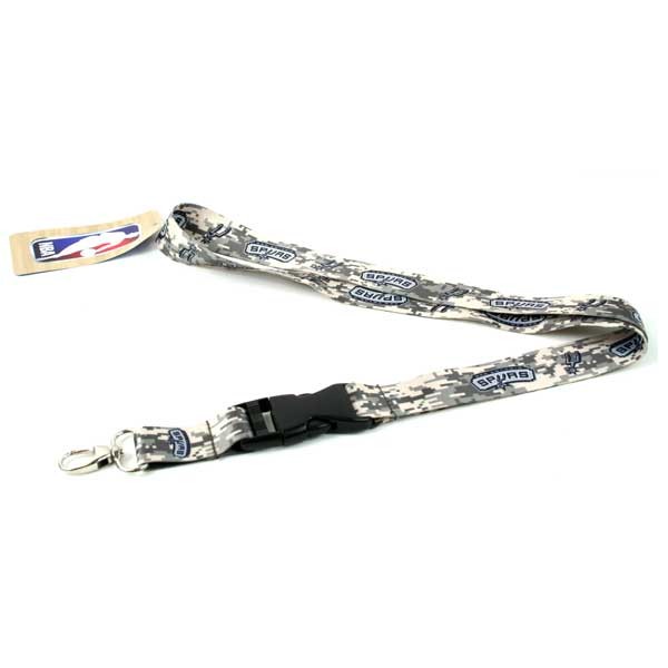 San Antonio Spurs Lanyards - Digi Camo Style - 12 For $30.00 - San Antonio Spurs