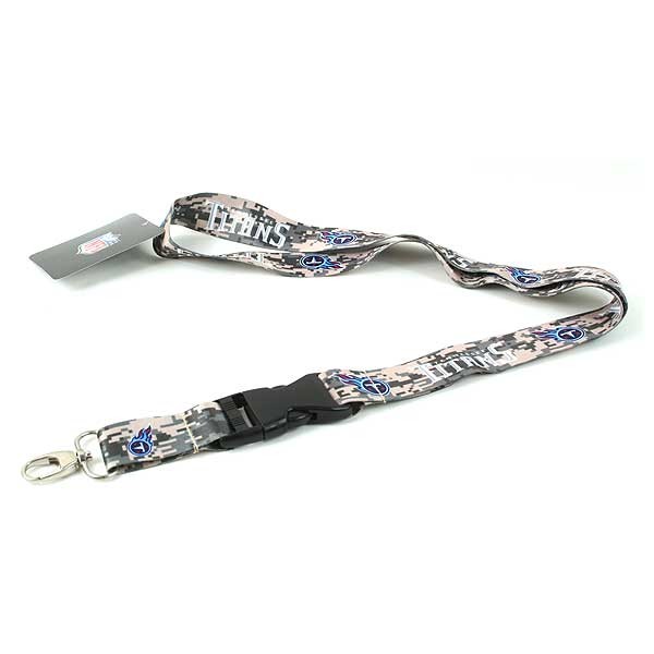Tennessee Titans Lanyards - Digi Camo Style - 12 For $30.00 - Wholesale Tennessee Titans Product - Titans Merchandise 2