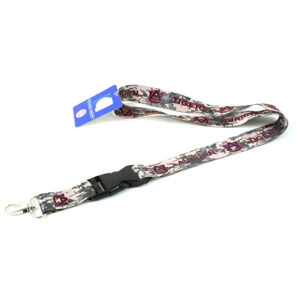 Wholesale Lanyards - Auburn Tigers Digi Camo Style Lanyard - 12 For $30.00 - Auburn