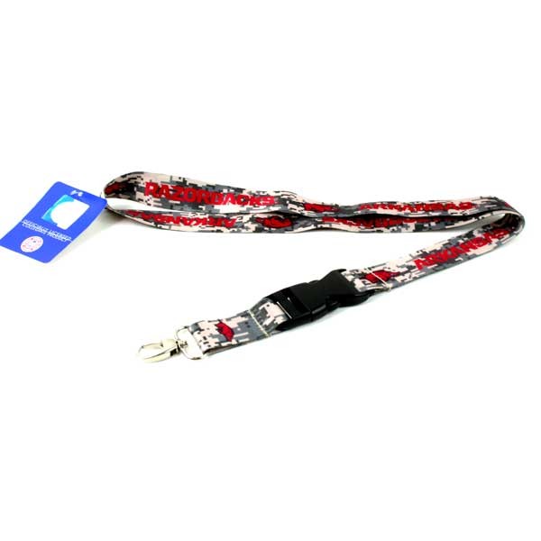 Arkansas Razorbacks Lanyards - DigiCam Style Lanyards - 12 For $30.00 - Arkansas Razorbacks