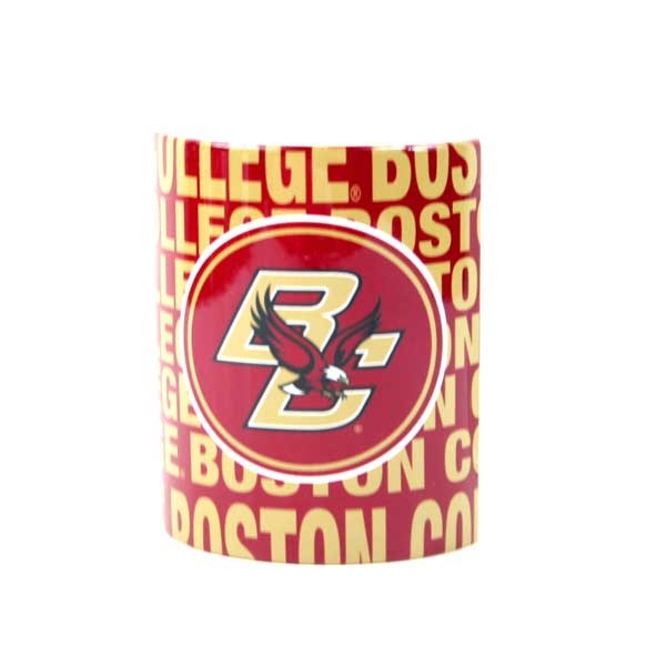 Boston College Coffee Mugs - 11OZ Ceramic White Handle - Wordmark - 12 For $48.00 - Boston College